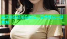 黑芝麻豆浆制作教程，营养美味一键掌握