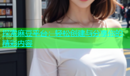 探索麻豆平台：轻松创建与分享你的精彩内容