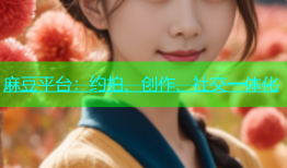 麻豆平台：约拍、创作、社交一体化