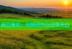 麻豆黄库：视频创作与分享平台