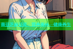 黄豆芝麻豆浆，营养美味，健康养生