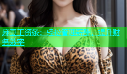 麻豆工资条：轻松管理薪酬，提升财务效率