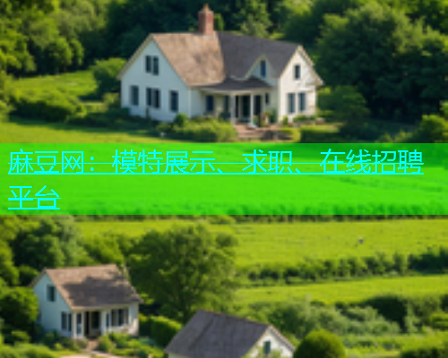 麻豆网：模特展示、求职、在线招聘平台