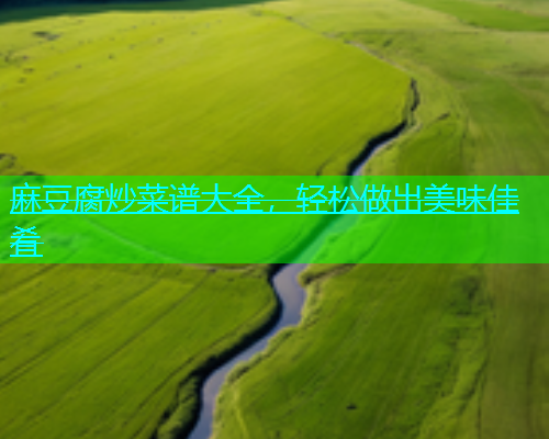 麻豆腐炒菜谱大全，轻松做出美味佳肴