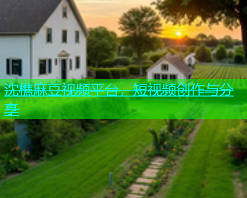 沈樵麻豆视频平台，短视频创作与分享