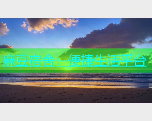 麻豆宿舍：便捷生活平台