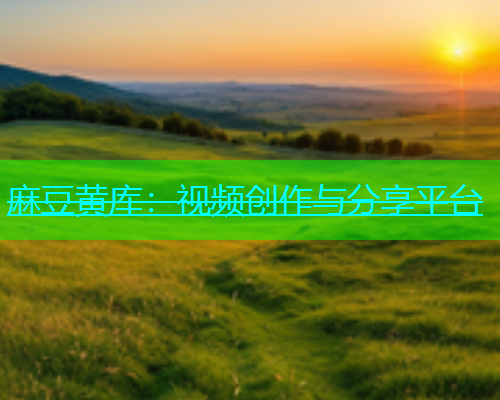 麻豆黄库：视频创作与分享平台