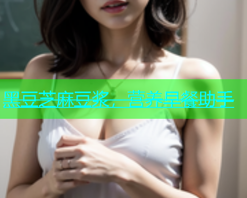 黑豆芝麻豆浆，营养早餐助手